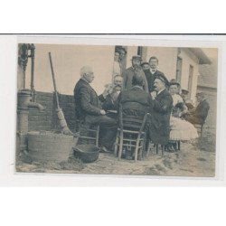 MONCHY CAYEUX : Café - Joueurs de cartes - très bon état