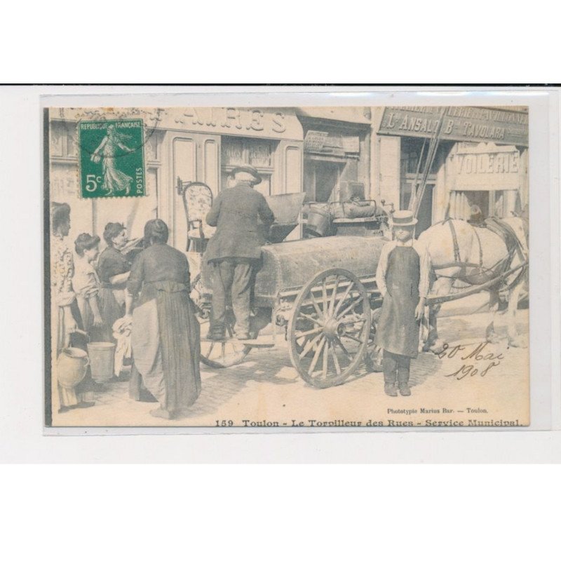 TOULON - Le torpilleur des rues - service municipal - très bon état