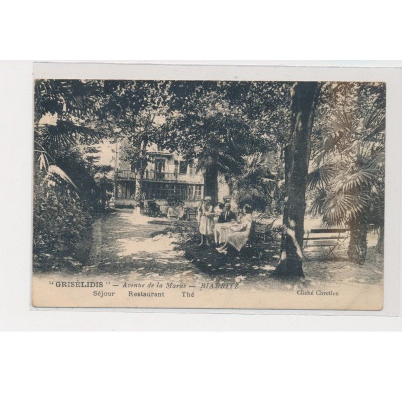 BIARRITZ - Grisélidis - Séjour - Restaurant - Thé - Avenue de la Marne - état