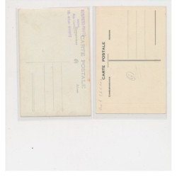 BIARRITZ - 1 carte photo + 1CPA - Souvenir du musée de la mer - otarie - très bon état