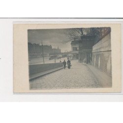 PARIS - Les quais - carte photo - 75004 - état