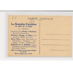 ASCAIN - Carrière E Fraye-Ascain - chantier de débitage, pavé échantillon et moellon - très bon état