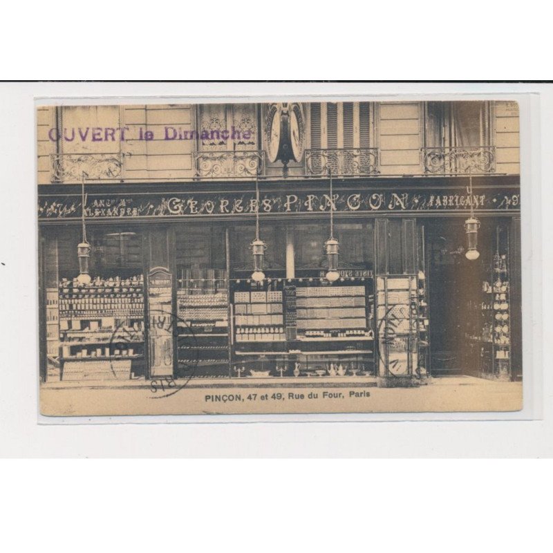 PARIS - Bijouterie Georges Pinçon - Rue du Four - 75006 - très bon état