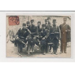 PARIS - Militaires Porte d'Orléans - Chantier du métro - carte photo - 75014 - état