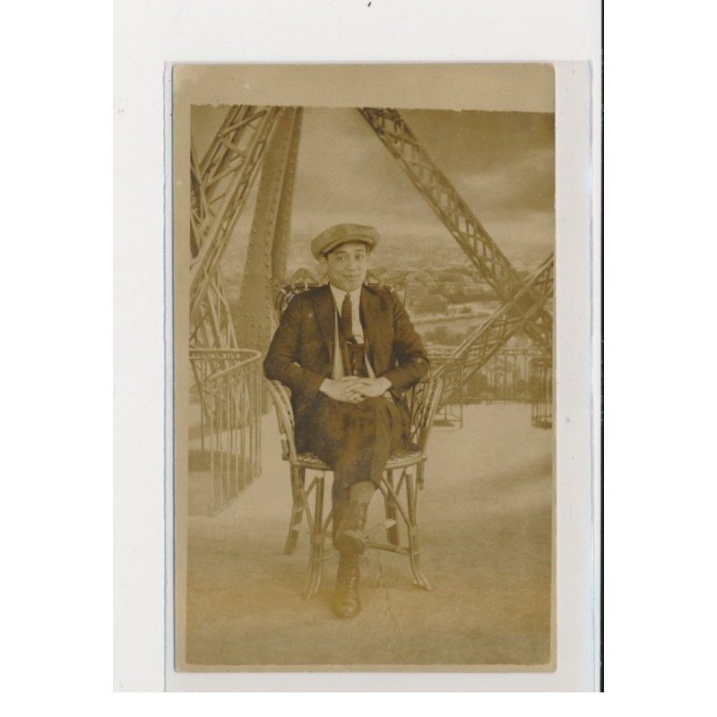 PARIS - Carte photo - Tour Eiffel - 75007 - très bon état