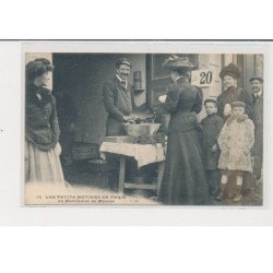 PARIS - Les petits métiers de Paris - Le marchand de moules - traces au dos - Editeur Malcuit - état