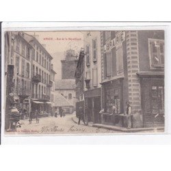 MENDE : rue de la République (librairie - marchand de cartes postales illustrées) - très bon état