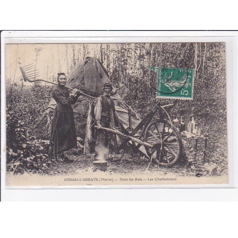 ORBAIS L'ABBAYE : dans les Bois - Les charbonniers - état