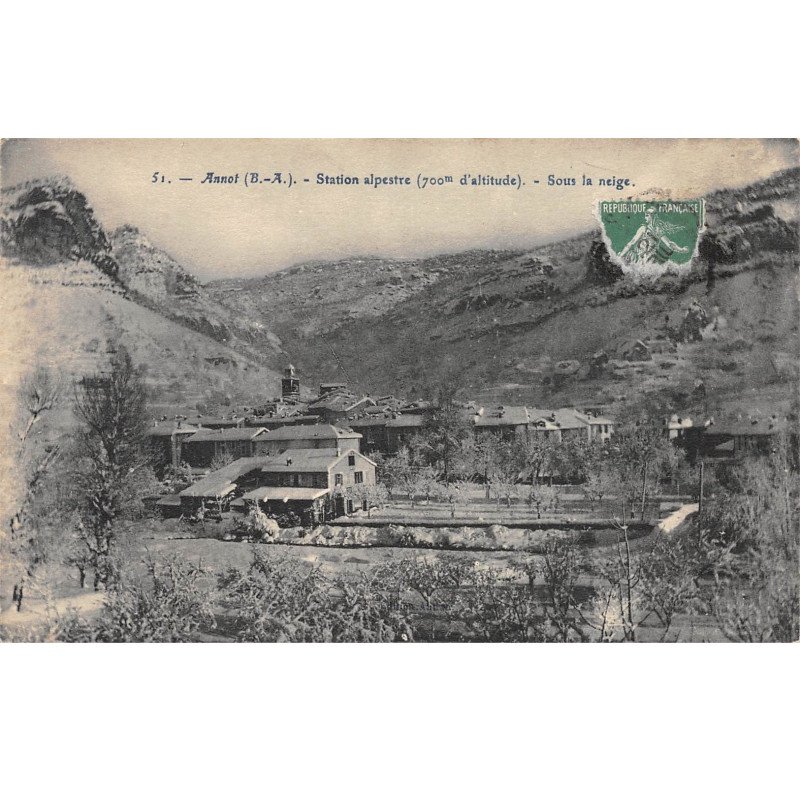 ANNOT - Station alpestre - Sous la Neige - très bon état