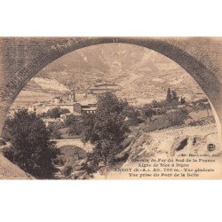 ANNOT - Vue générale - Vue prise du Pont de la Beïte - Chemin de fer du Sud de la France - très bon état