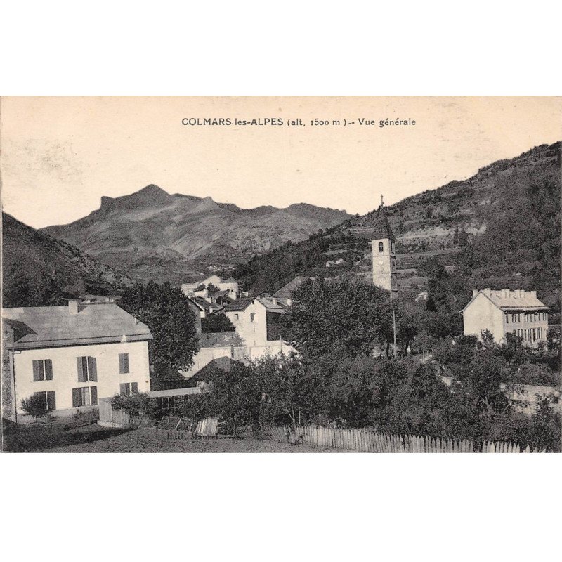 COLMARS LES ALPES - Vue générale - très bon état
