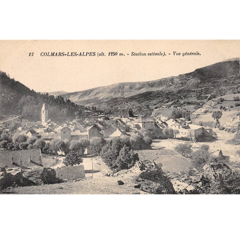 COLMARS LES ALPES - Vue générale - très bon état
