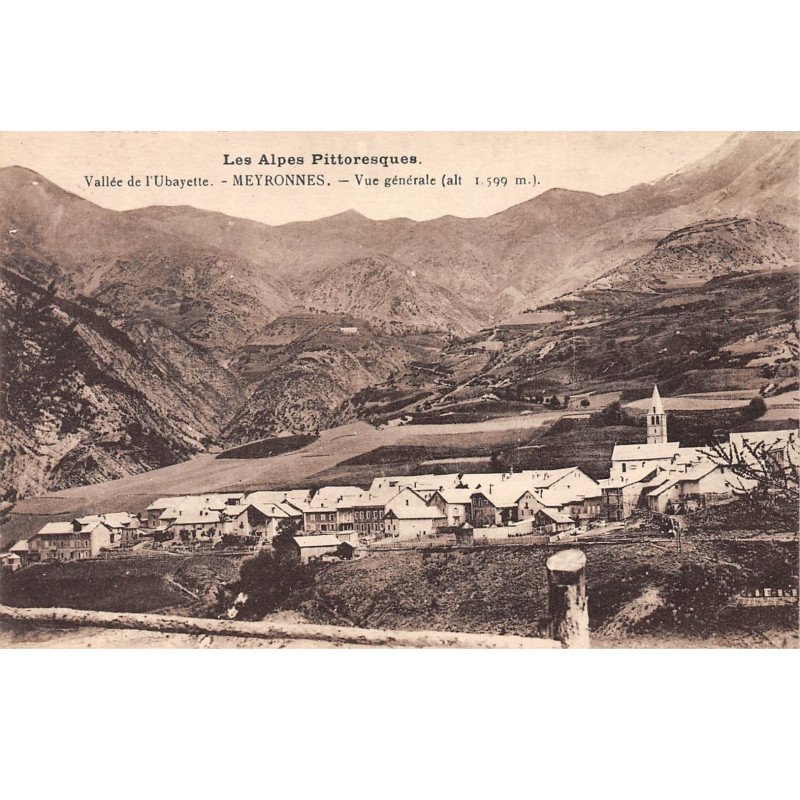 MEYRONNES - Vue générale - très bon état