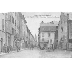 BARCELONNETTE - Place Saint Maurice - Rue Manuel - très bon état