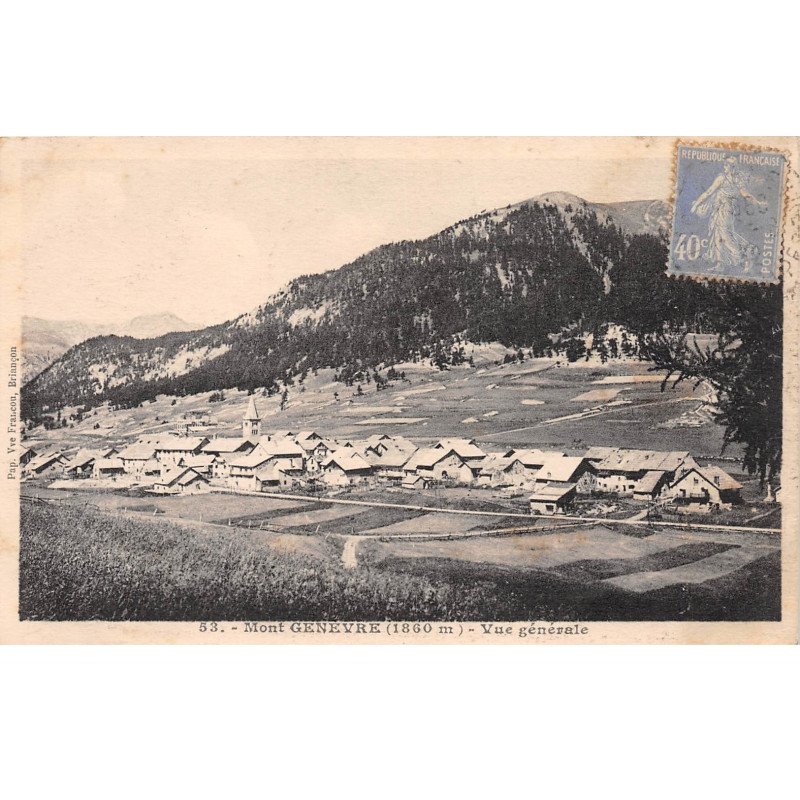 Mont GENEVRE - Vue générale - très bon état