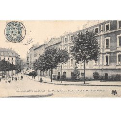 ANNONAY - Le Rond Point du Boulevard et la Rue Sadi Carnot - très bon état