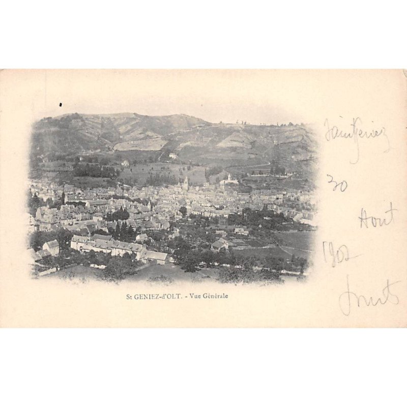 SAINT GENIEZ D'OLT - Vue générale - très bon état