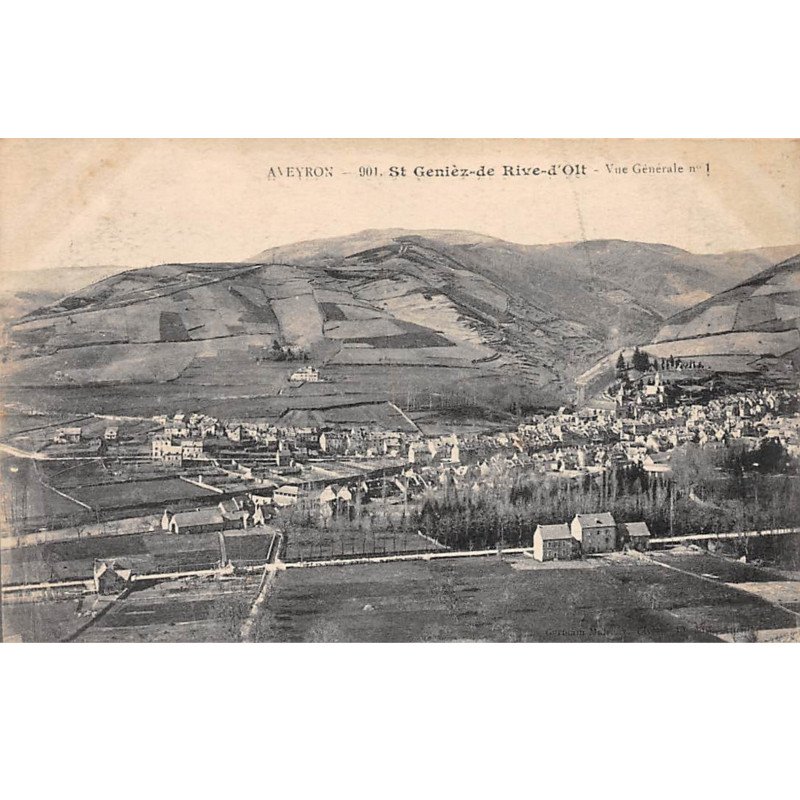 SAINT GENIEZ DE RIVE D'OLT - Vue générale - très bon état