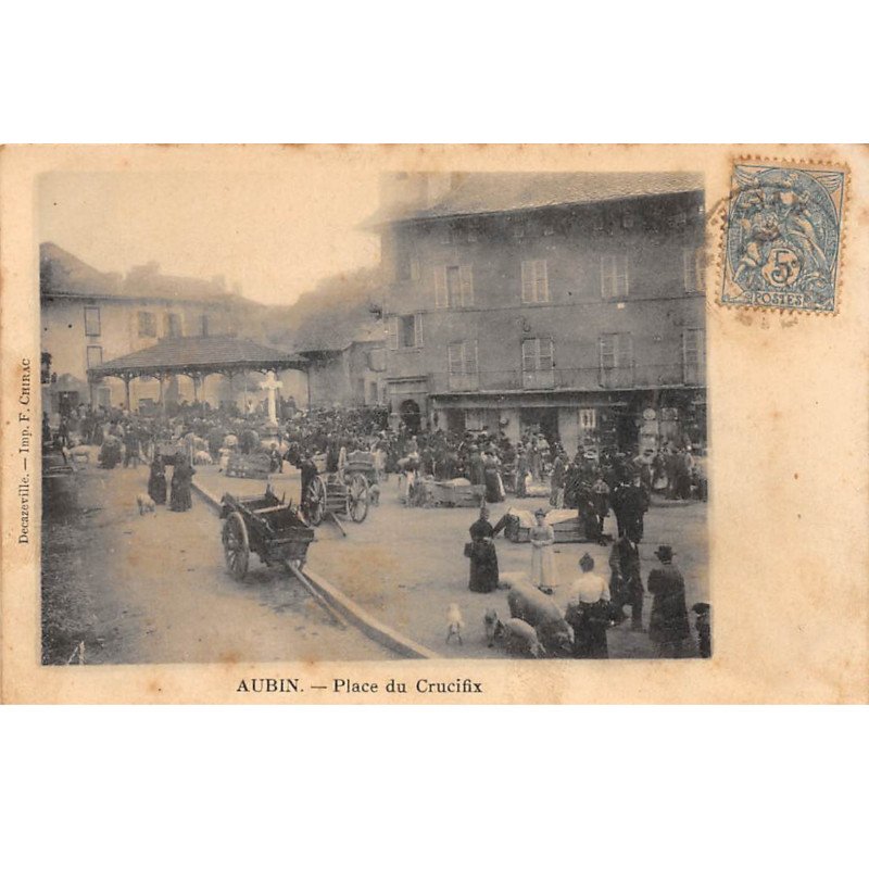 AUBIN - Place du Crucifix - très bon état