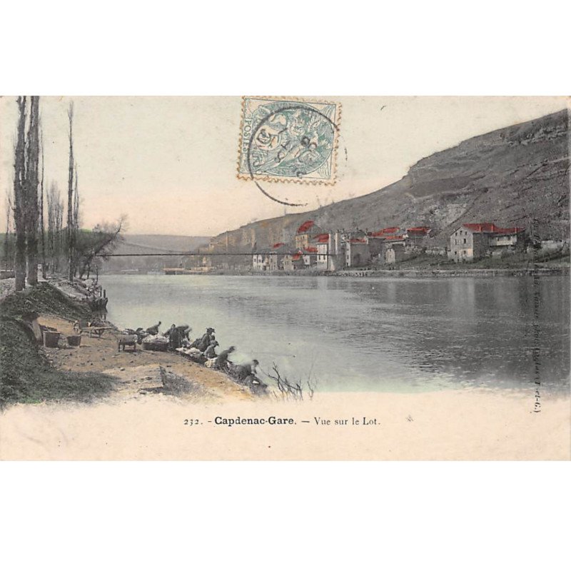 CAPDENAC GARE - Vue sur le Lot - très bon état