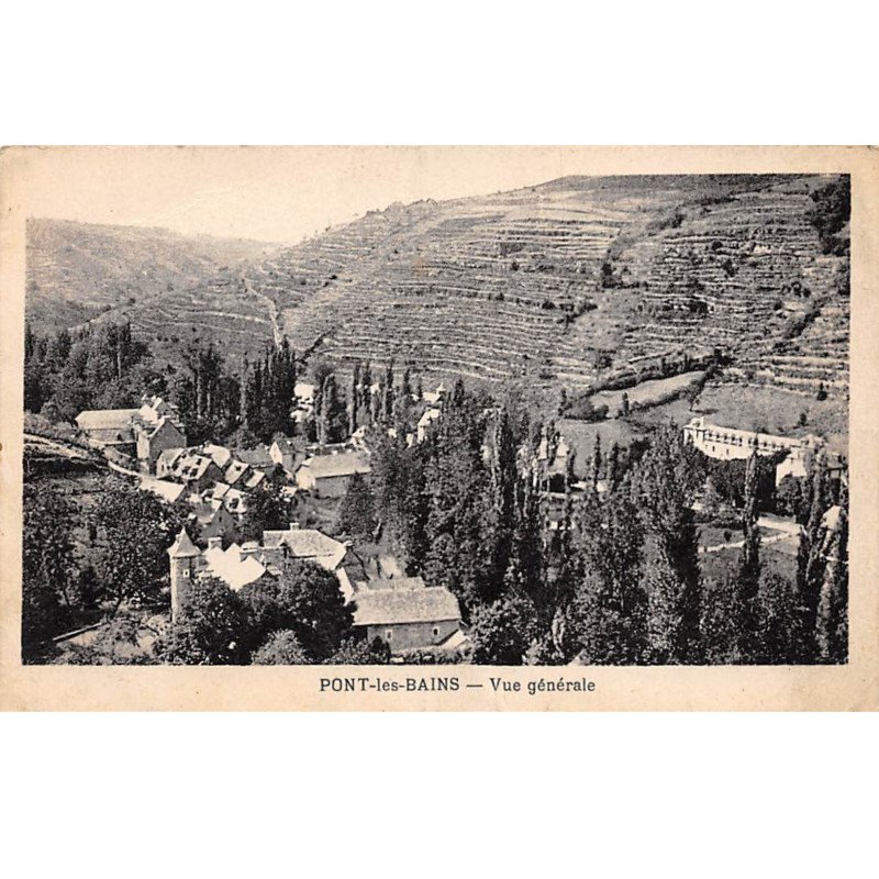 PONT LES BAINS - Vue générale - très bon état