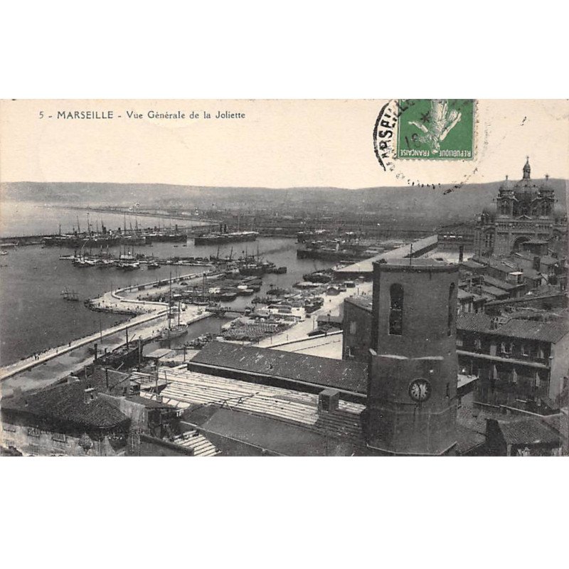 MARSEILLE - Vue générale de la Joliette - très bon état