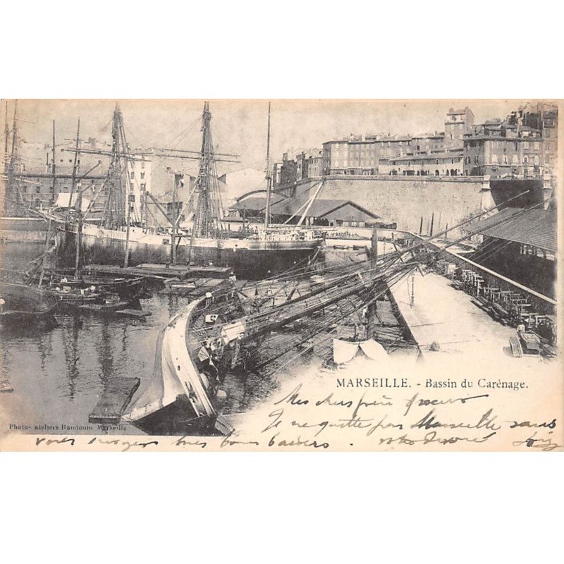 MARSEILLE - Bassin du Carénage - très bon état