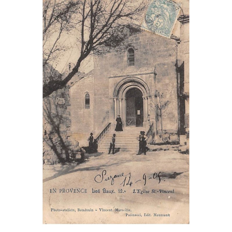 LES BAUX - L'Eglise Saint Vincent - très bon état LES BAUX - L'Eglise Saint Vincent - très bon état