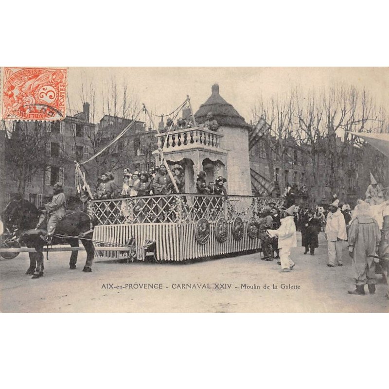 AIX EN PROVENCE - Carnaval XXIV - Moulin de la Galette - très bon état