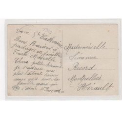 BOURET Germaine : cpa avec collage (systeme - série 631 - tir a l'arc) (ex-collection Amigon) - bon état (pli d'angle)