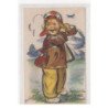 BOURET Germaine : cpa avec collage (systeme - série 631 - aviateur) (ex-collection Amigon) - très bon état