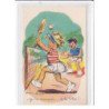 BOURET Germaine : lot de 8 cpa "les sports" (football-escrime) - série 625 (ex-collection Amigon) - TBE sauf canoé