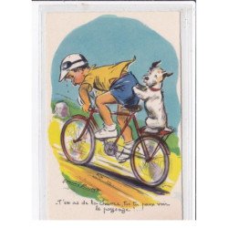 BOURET Germaine : lot de 8 cpa "les sports" (football-escrime) - série 625 (ex-collection Amigon) - TBE sauf canoé