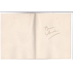 BOURET Germaine : carte de voeux avec collage (systeme - série 646 ) (ex-collection Amigon) format 13x17cm sur 4 volets
