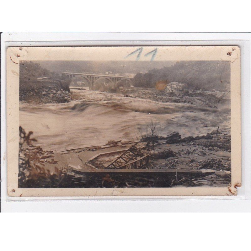 LA BOLLENE VESUBIE - LANTOSQUE : lot de 4 documents (crues - inondations) - état LA BOLLENE VESUBIE - LANTOSQUE : lot de 4 documents (crues - inondations) - état