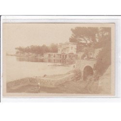 BEAULIEU SUR MER : lot de 2 cartes photo de la promenade Maurice Rouvier - très bon état