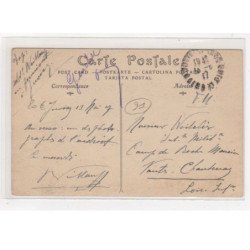 JUVISY : un peintre en action rue de l'hotel de ville - très bon état