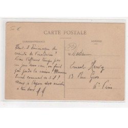 JUVISY : inondations 1910 : digue construite par les sapeurs du 1er régiment du génie... - très bon état