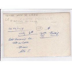 NOTRE DAME DE LIESSE : carte photo du petit séminaire transformé en hopital militaire (guerre 14-18) - très bon état