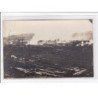 LONGUYON : lot de 6 cartes photo de la gare en ruine (guerre 14-18) - très bon état