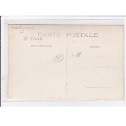 LONGUYON : lot de 6 cartes photo de la gare en ruine (guerre 14-18) - très bon état