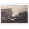 LONGUYON : lot de 6 cartes photo de la gare en ruine (guerre 14-18) - très bon état