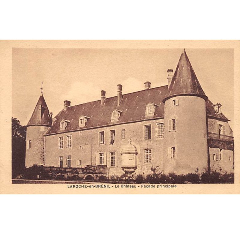 LAROCHE EN BRENIL - Le Château - Façade principale - très bon état