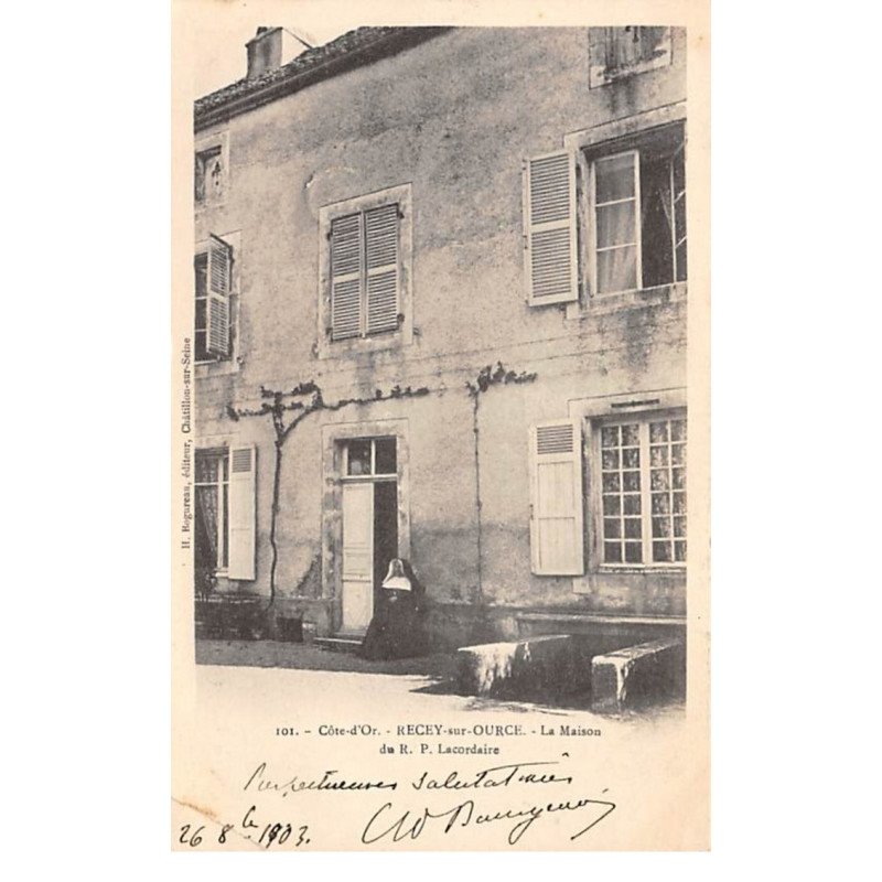 RECEY SUR OURCE - La Maison de R. P. Lacordaire - très bon état