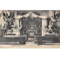 BONNENCONTRE - Intérieur de l'Eglise - très bon état