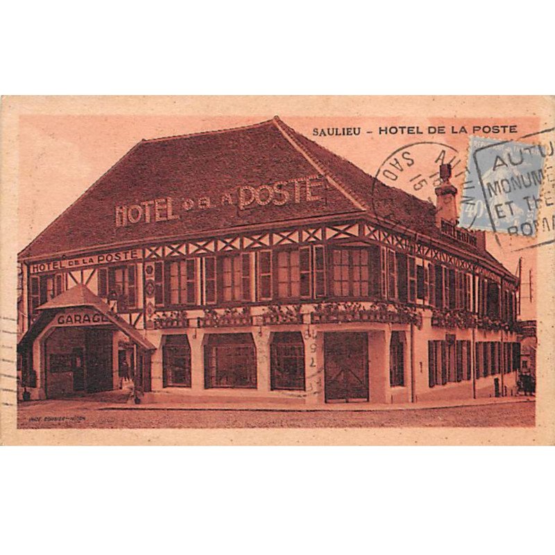 SAULIEU - Hotel de la Poste - très bon état SAULIEU - Hotel de la Poste - très bon état