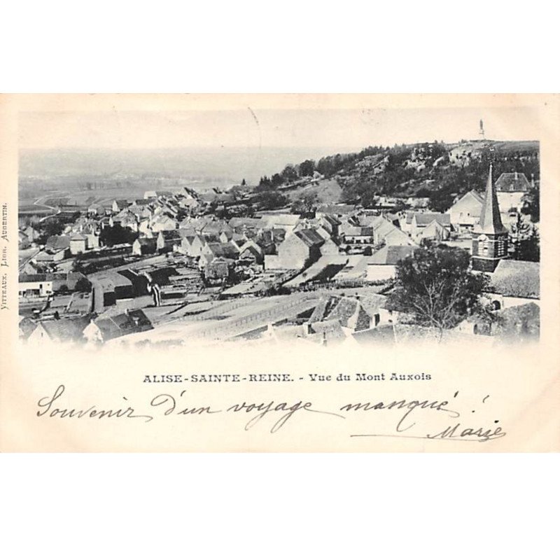 ALISE SAINTE REINE - Vue du Mont Auxois - très bon état