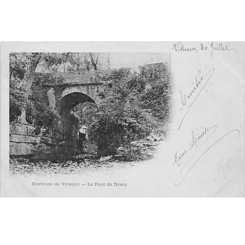 Environs de Vitteaux - Le Pont de Dracy - très bon état