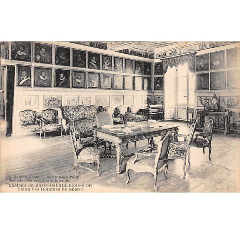 Château de BUSSY RABUTIN - Salon des Hommes de Guerre - très bon état