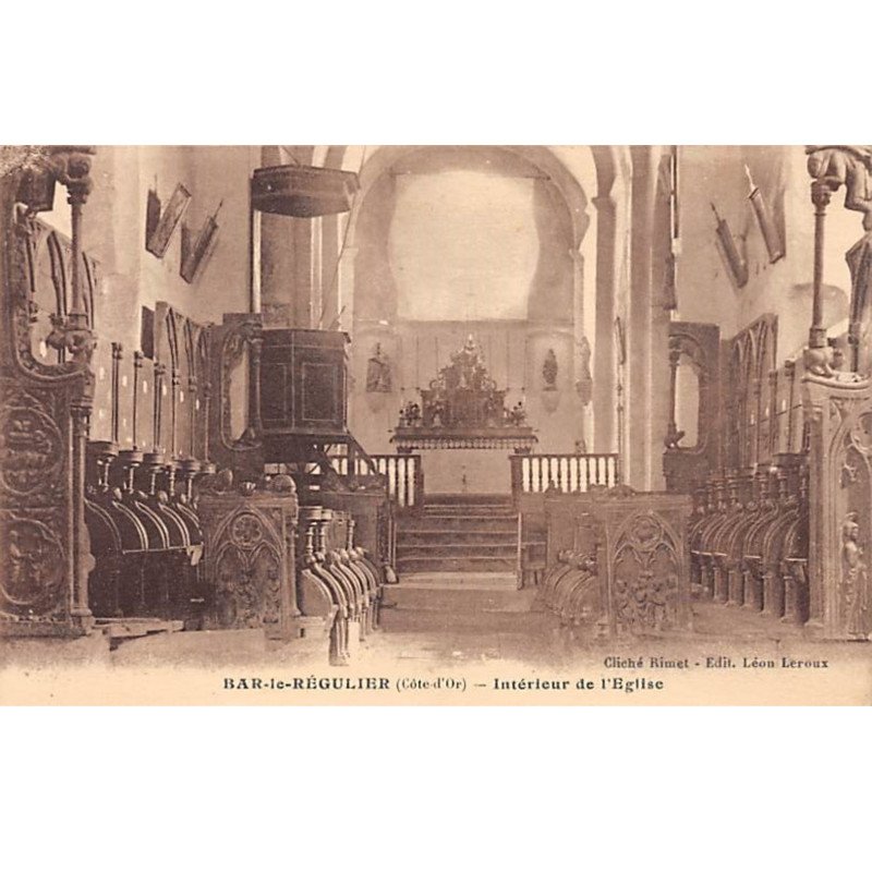 BAR LE REGULIER - Intérieur de l'Eglise - très bon état